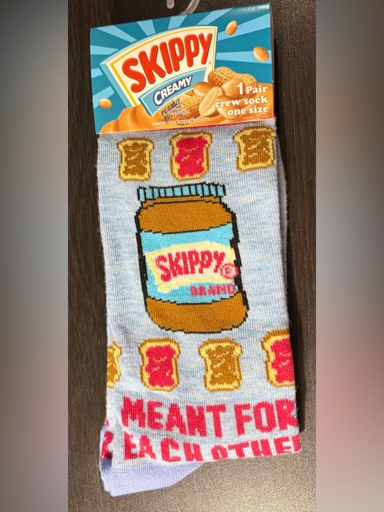 Accessories - Skippy Peanut Butter Crew Socks - NEW